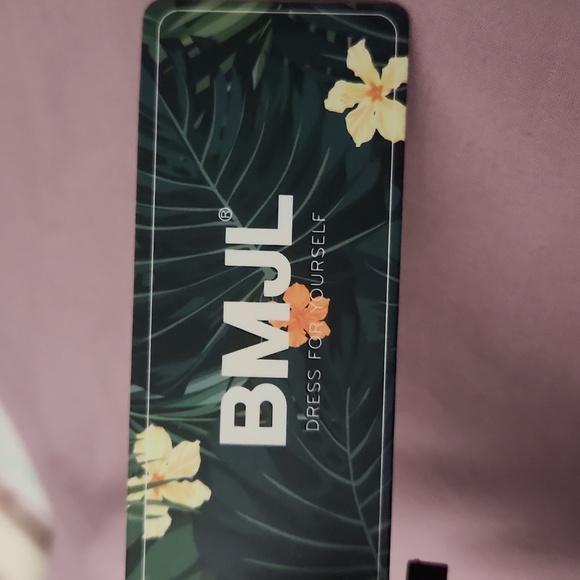 NWT BMJL women's Size M.Vibrant Blue High-Waisted Bikini Set with Wrap-Style Top - Picture 15 of 15